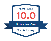 Avvo Rating 10.0 | Kristine jean Zajac | Top Attorney